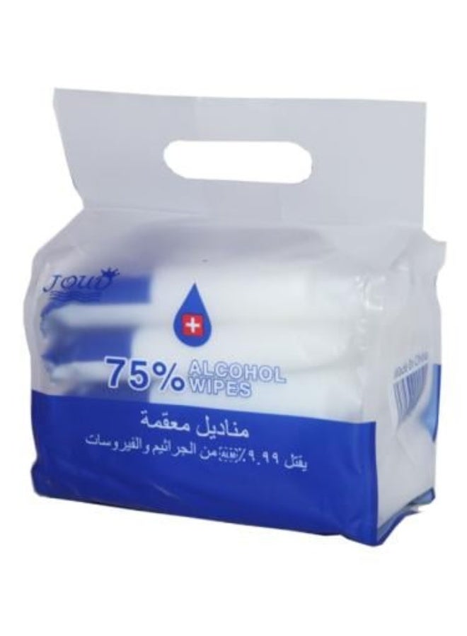 Alcohol Wipes - 5 Packs x 10 Wipes